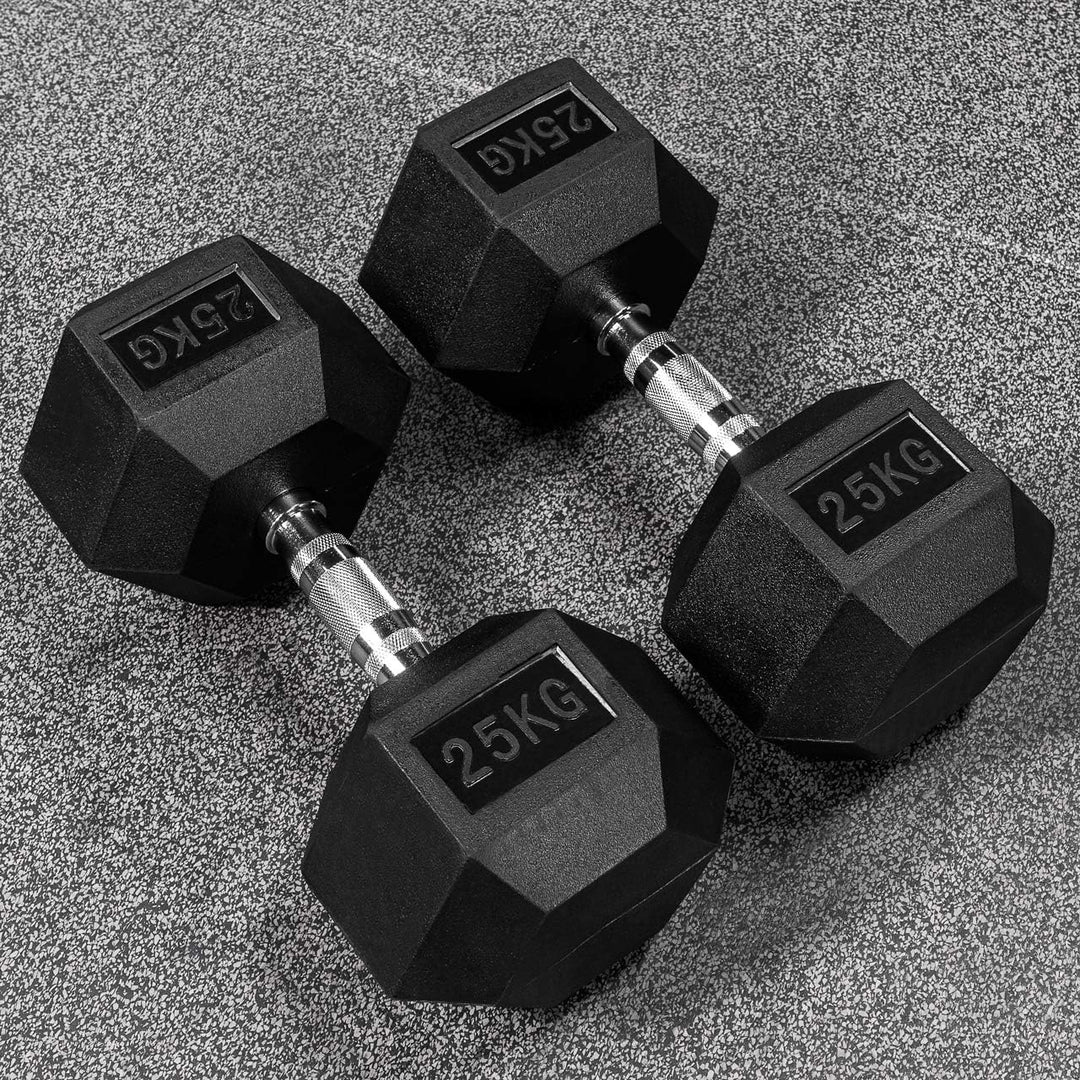 BRIXX 17.5kg - 30kg Hex Dumbbell & Rack Set | 6 Pairs - 285kg Package - BRIXX FITNESS