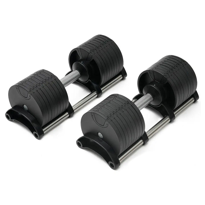 BRIXX 32kg Adjustable Dumbbell Sets, Rack and Adjustable Bench Package - BRIXX FITNESS