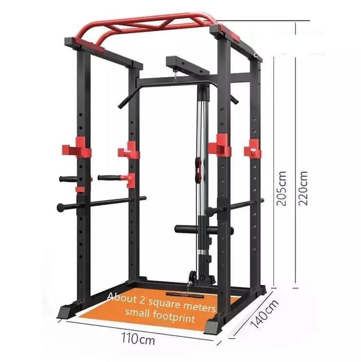 BRIXX 360 Multi - Gym Power Rack, Bench, Bumper Plates & Barbell Package - BRIXX FITNESS