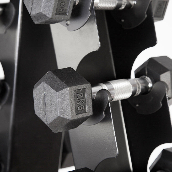 BRIXX 6 Tier Dumbbell Storage Rack - BRIXX FITNESS