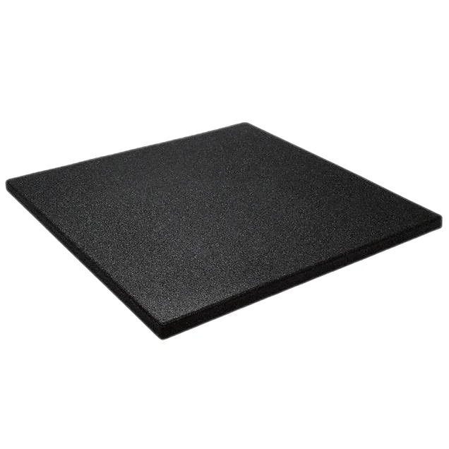 BRIXX 6 x Commercial Rubber Flooring Black - 15mm Gym Mats (1m x 1m) - BRIXX FITNESS