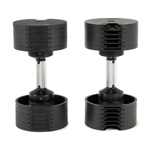 BRIXX Adjustable Dumbbells 20kg - Pair - BRIXX FITNESS