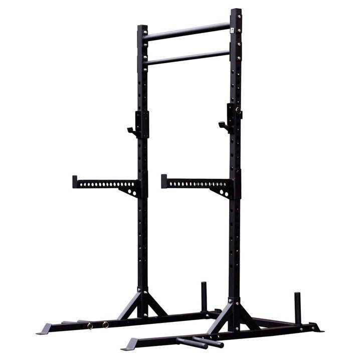 BRIXX Colossus Squat Rack, Bench, Plates & Barbell Package - BRIXX FITNESS