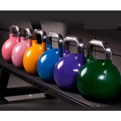 BRIXX Coloured Cast Iron Vinyl Kettlebells - BRIXX FITNESS