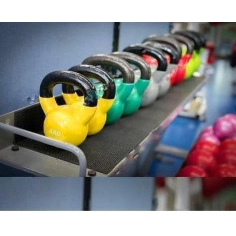 BRIXX Coloured Cast Iron Vinyl Kettlebells - BRIXX FITNESS