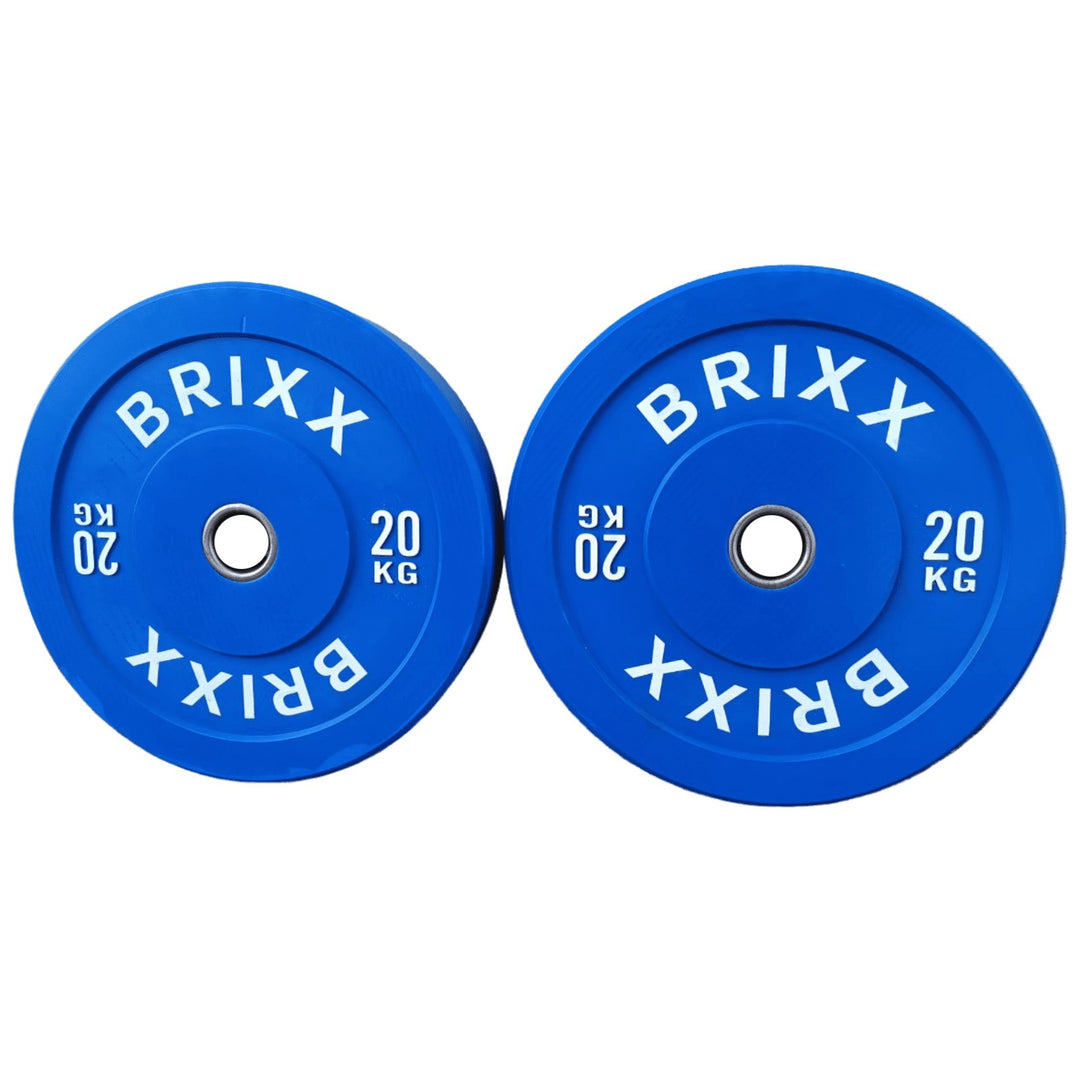 BRIXX Elite Olympic Bumper Plates - 100kg Package - BRIXX FITNESS