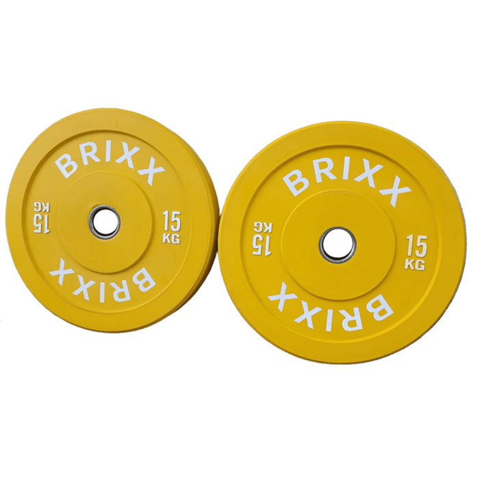 BRIXX Elite Olympic Bumper Plates - 100kg Package - BRIXX FITNESS