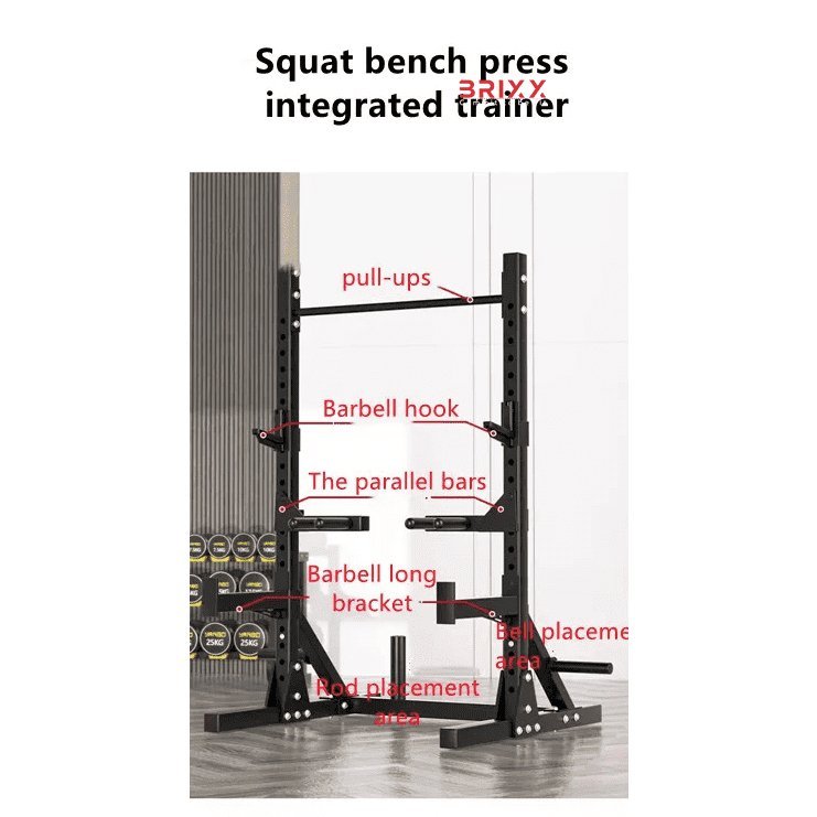 BRIXX Elite Squat Rack - BRIXX FITNESS