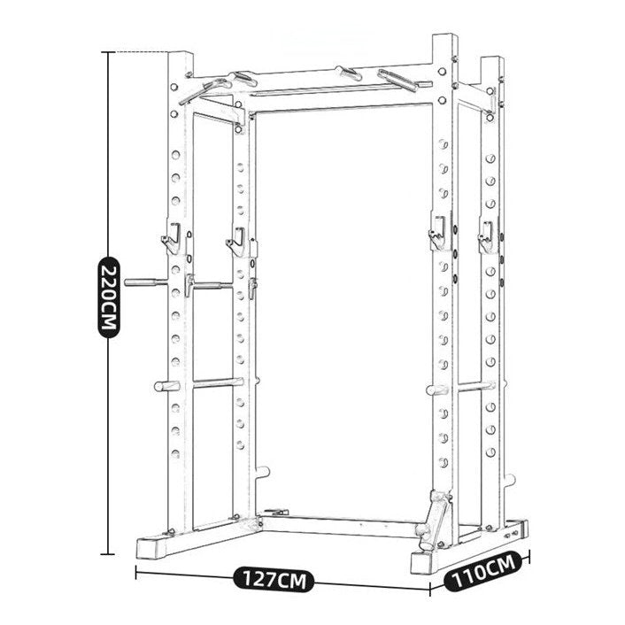 BRIXX Mammoth Heavy - Duty Power Rack - BRIXX FITNESS