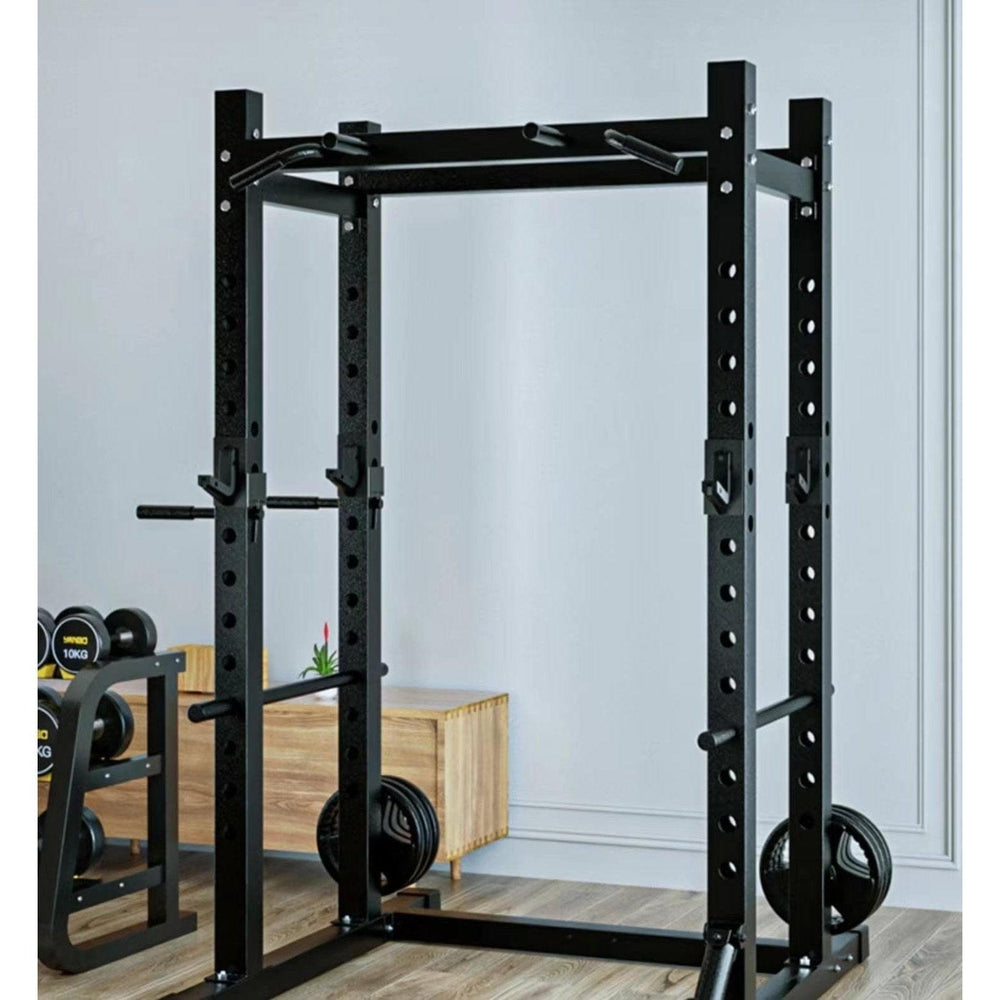 BRIXX Mammoth Heavy - Duty Power Rack, Bench, Bumper Plates & Barbell Package - BRIXX FITNESS