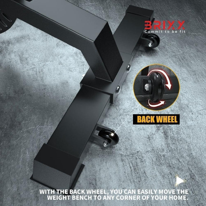 BRIXX Power Adjustable Bench - BRIXX FITNESS