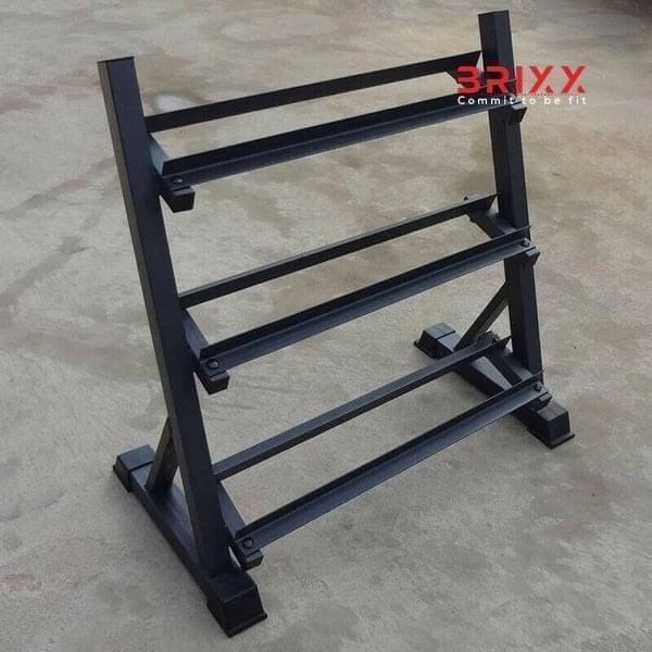 BRIXX Three - Tier Dumbbell Rack (133cm wide) - BRIXX FITNESS