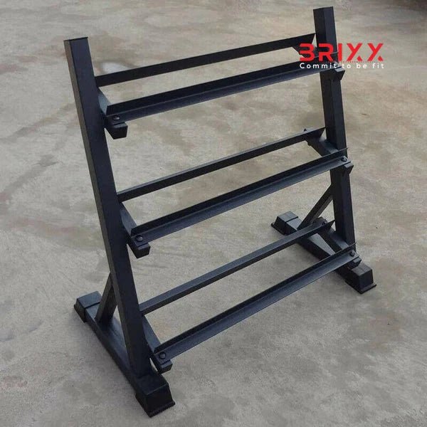 BRIXX Three - Tier Dumbbell Rack (95cm wide) - BRIXX FITNESS