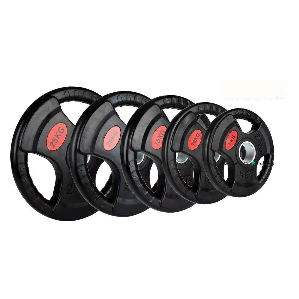 BRIXX Tri - Grip Olympic Weight Plates - 130Kg Package - BRIXX FITNESS