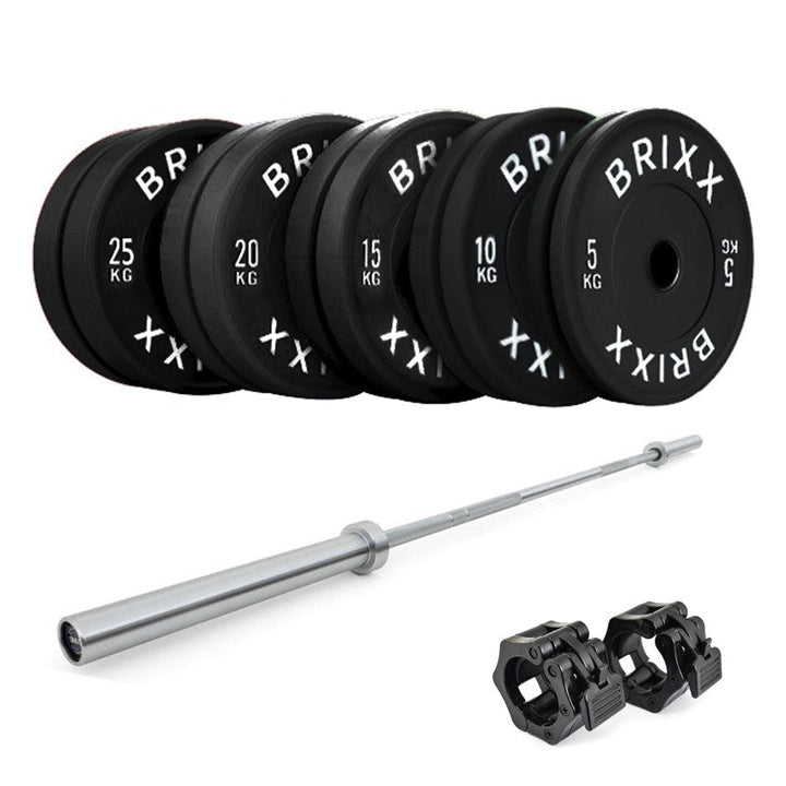 BRIXX Zeus 3000 Power Rack, Bench, Plates & Barbell Package - BRIXX FITNESS